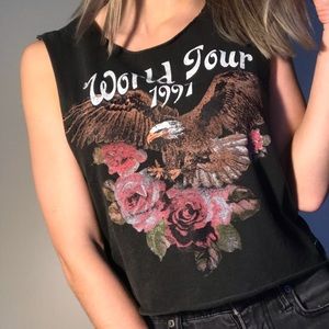NEVER WORN World tour TRENDY top with fringe